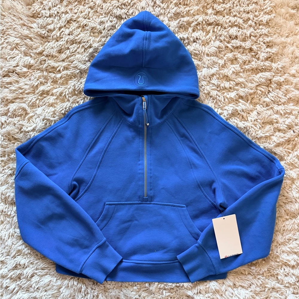 Poolside Scuba Oversized 1/2 Zip Hoodie Lululemon - Picture 6 of 8